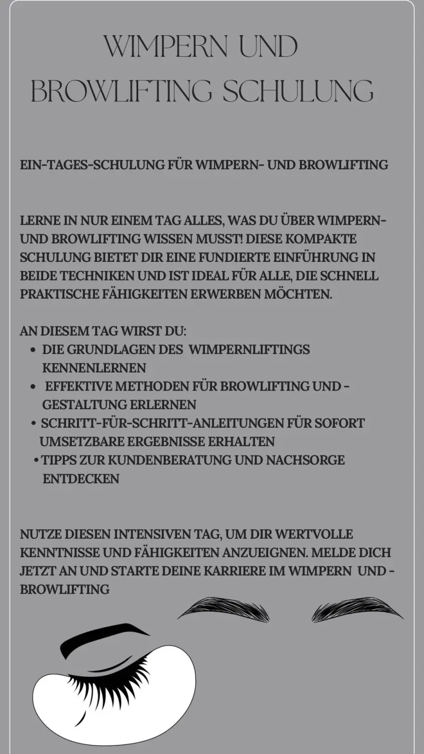 Kosmetik Winterhude Werkstattbroschüre