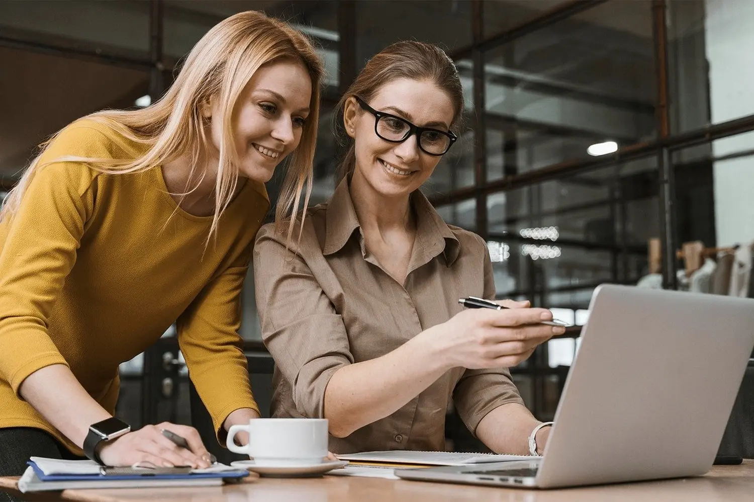 Jobgespräch im Geschäftsbüro
